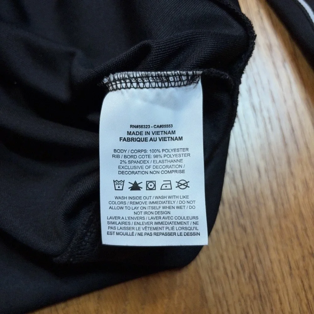 Y2K Nike Center Swoosh Tape‎ Crew Neck Women's XL Sweatshirt Black Athletic